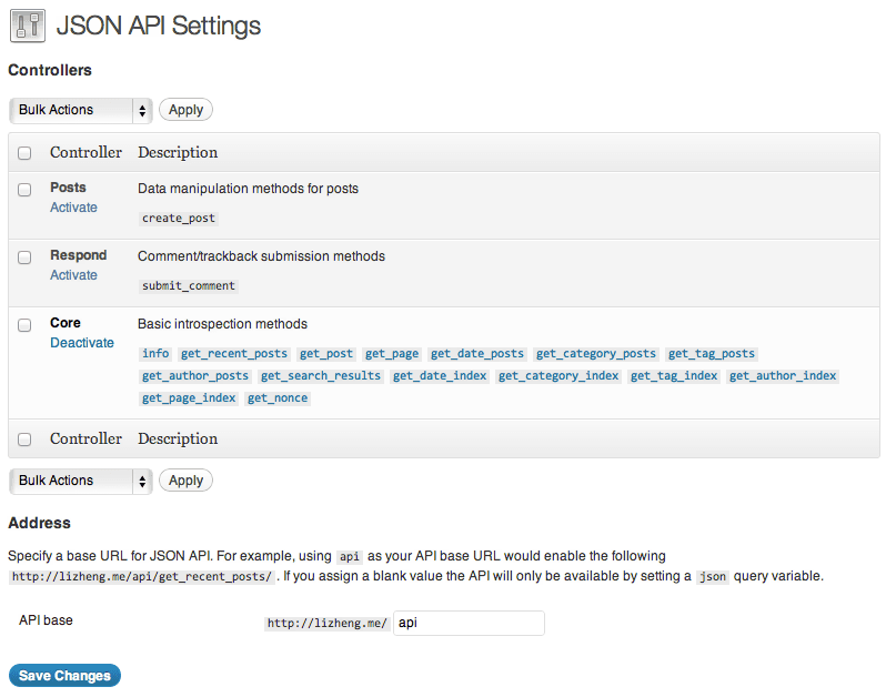 介绍一个WordPress插件——JSON API