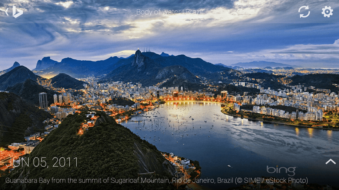 Bing Gallery on Bing for Android - device-2014-07-09-110331
